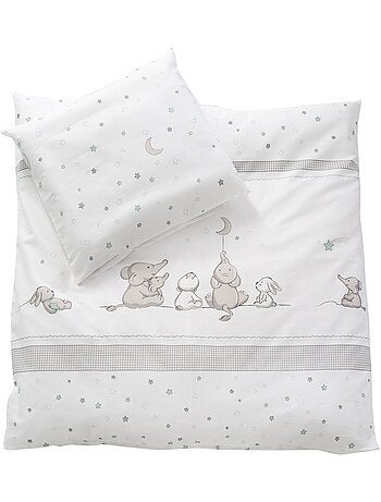 Juego de cama infantil reversible - Funda nórdica + funda de almohada en algodón Roba sternenzauber