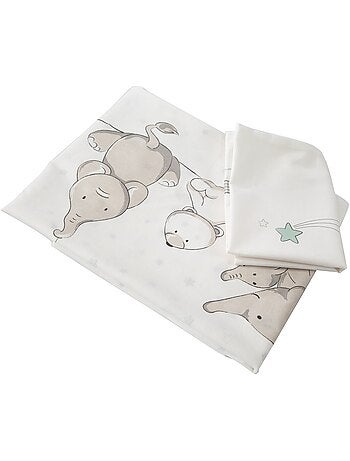 Juego de cama infantil reversible - Funda nórdica + funda de almohada en algodón Roba sternenzauber