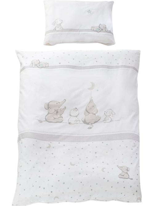 Juego de cama infantil reversible - Funda nórdica + funda de almohada en algodón Roba sternenzauber - Kiabi