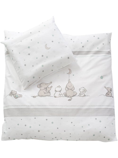 Juego de cama infantil reversible - Funda nórdica + funda de almohada en algodón Roba sternenzauber - Kiabi