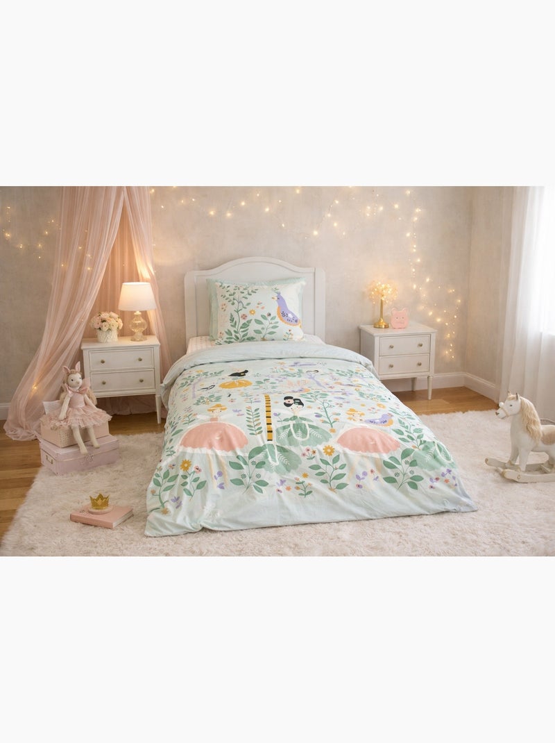 Juego de cama infantil reversible con motivo de unicornio Rosa - Kiabi