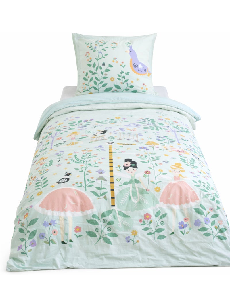 Juego de cama infantil reversible con motivo de unicornio Rosa - Kiabi