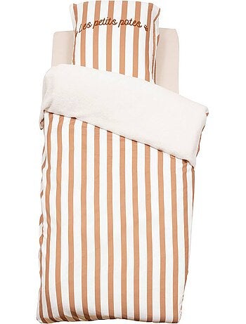 Juego de cama infantil reversible efecto bouclette