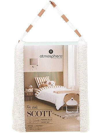 Juego de cama infantil reversible efecto bouclette