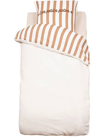Juego de cama infantil reversible efecto bouclette