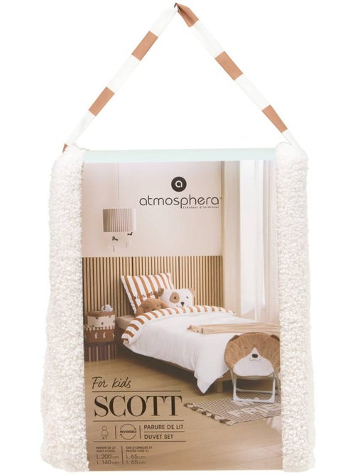 Juego de cama infantil reversible efecto bouclette - Kiabi