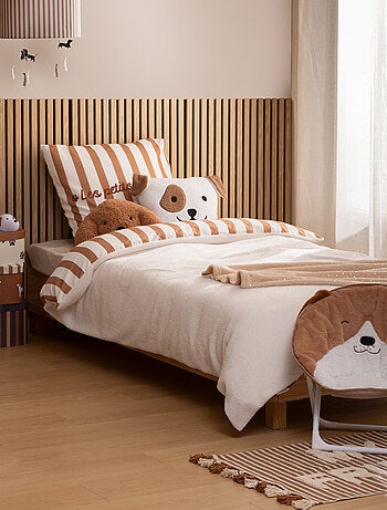 Juego de cama infantil reversible efecto bouclette