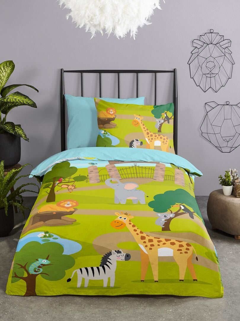 Isla Stewart Bosque Decepción Juego de cama infantil 'safari' - verde - Kiabi - 27.00€