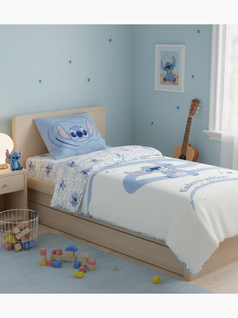 Juego de cama infantil Stitch reversible – 100% algodón Azul - Kiabi
