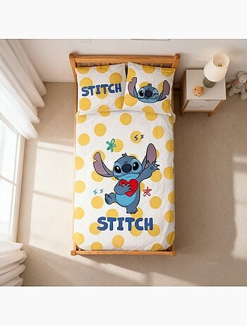 Juego de cama infantil Stitch reversible – 100% algodón