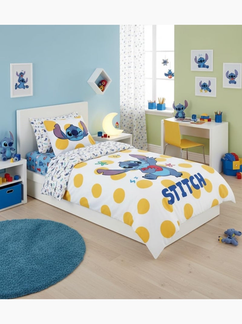 Juego de cama infantil Stitch reversible – 100% algodón Blanco - Kiabi
