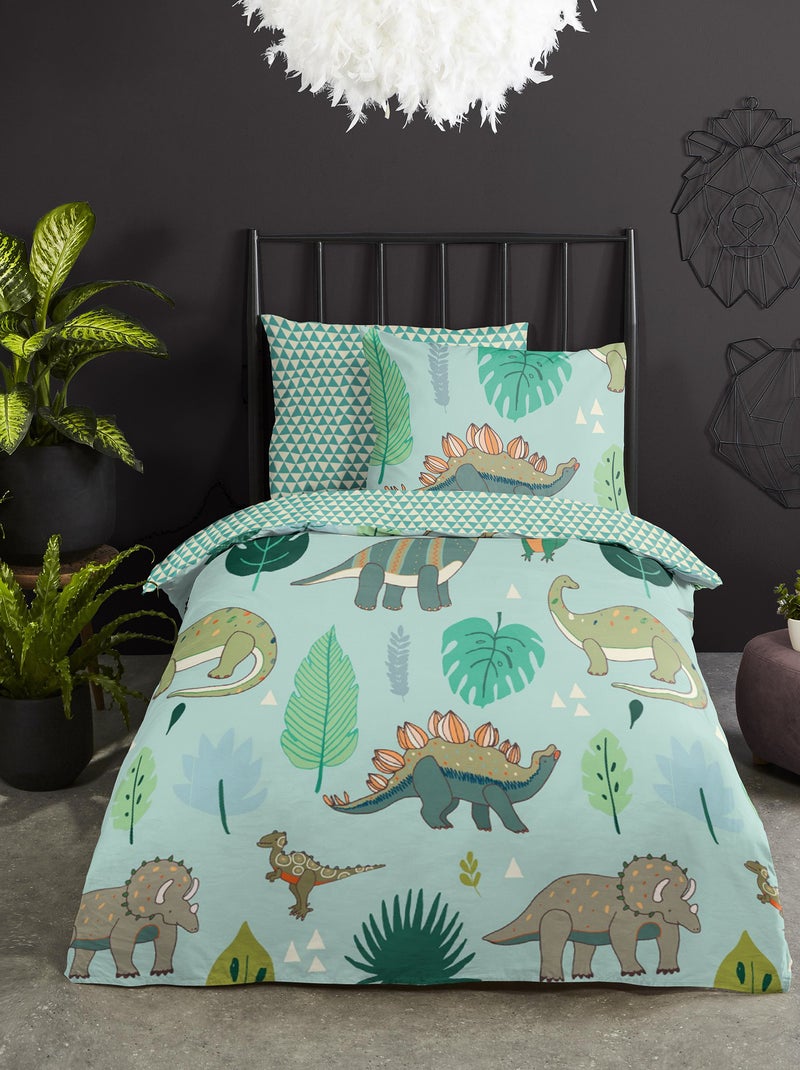 Juego de cama infantil verde - Kiabi