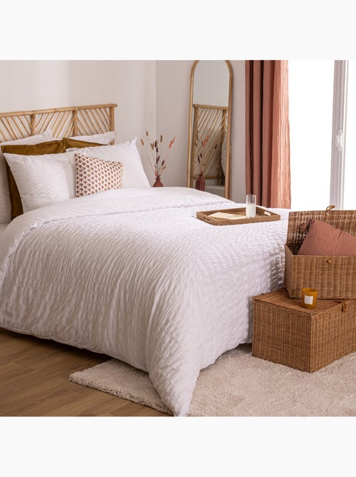 Juego de cama irhia 240x220cm blanco - Kiabi