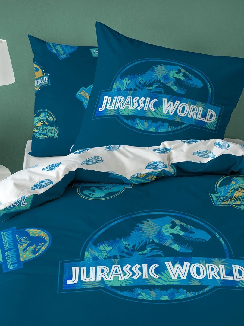 Juego de cama 'Jurassic World' - Individual azul - Kiabi