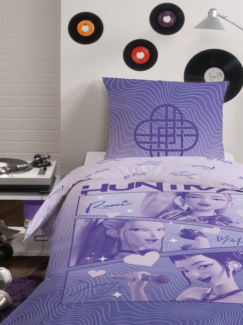 Juego de cama 'KPop Demon Hunters' individual 2 piezas - Kiabi Juego de cama 'KPop Demon Hunters' individual 2 piezas - Kiabi