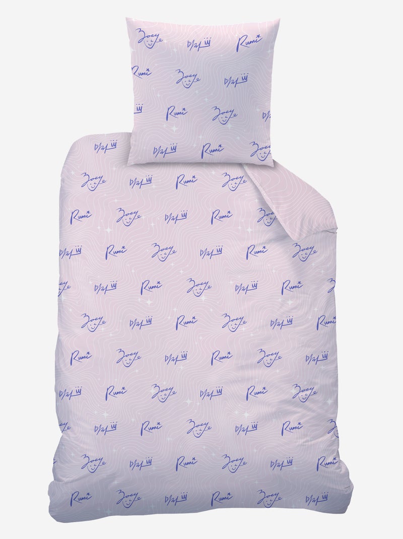 Juego de cama 'KPop Demon Hunters' individual 2 piezas Purpura - Kiabi