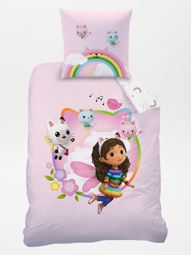 Juego de cama 'La casa de muñecas de Gabby' - Individual ROSA - Kiabi