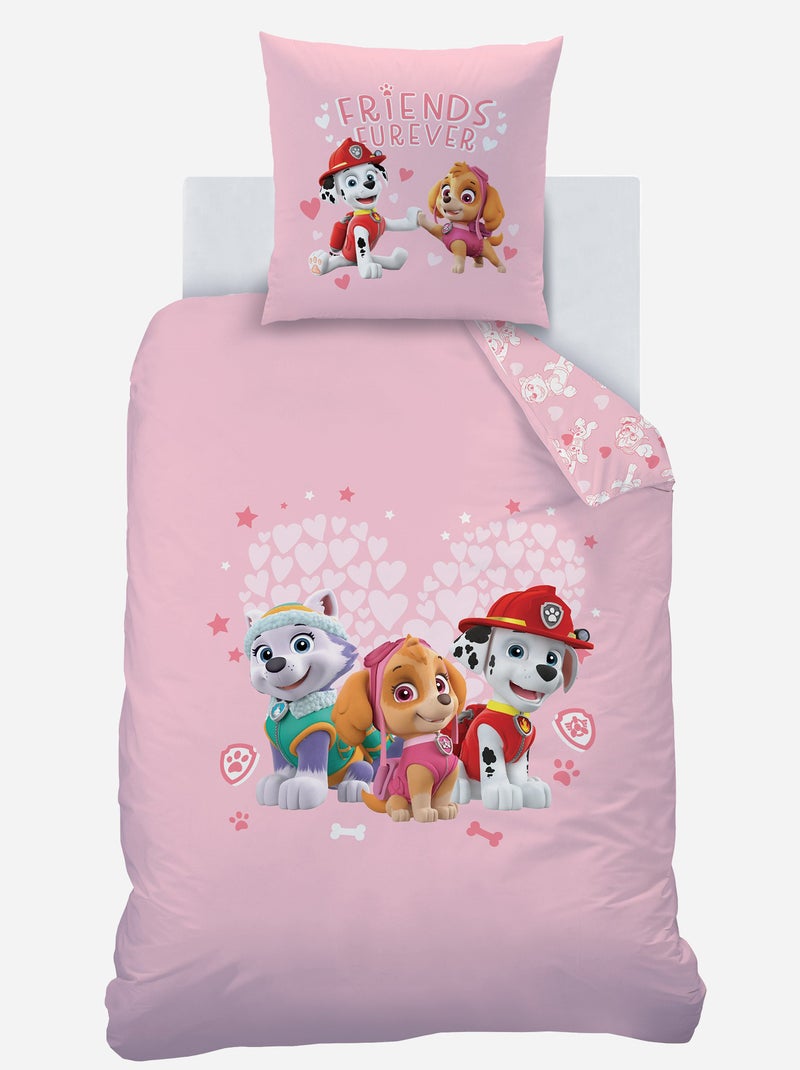 Juego de cama 'La Patrulla Canina' - Individual ROSA - Kiabi