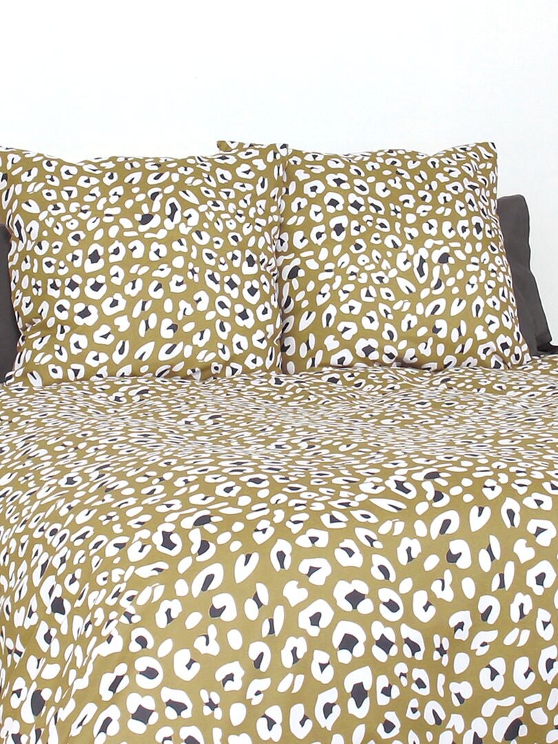 Juego de cama 'leopardo'  - Doble VERDE - Kiabi