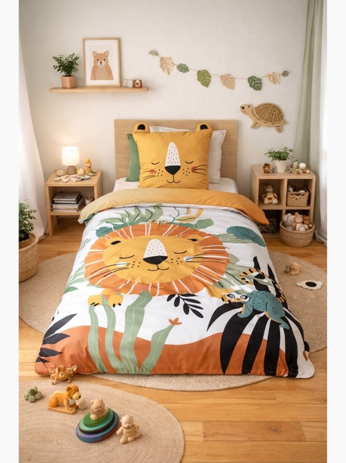 Juego de cama LION, Amarillo - Kiabi