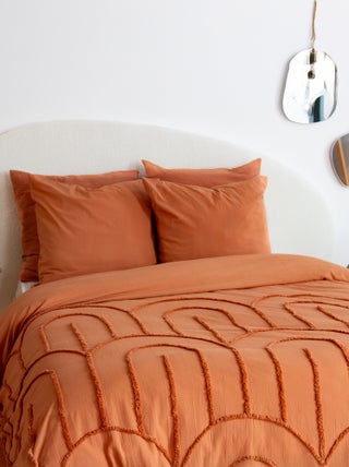 Juego de cama liso - Doble