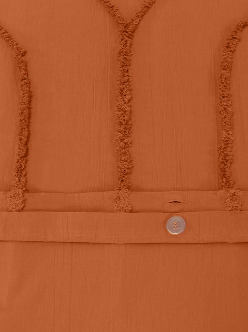 Juego de cama liso - Doble - Kiabi