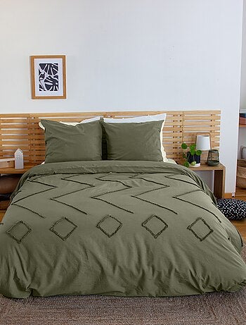 Juego de cama liso - Doble