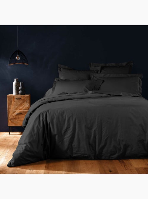 Juego de cama liso – 2 fundas de almohada 63 x 63 cm incluidas - Kiabi Juego de cama liso – 2 fundas de almohada 63 x 63 cm incluidas - Kiabi