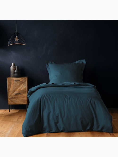 Juego de cama liso 57 hilos – linaé + 1 funda de almohada - Kiabi Juego de cama liso 57 hilos – linaé + 1 funda de almohada - Kiabi