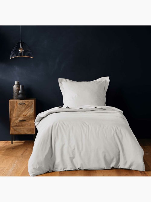 Juego de cama liso 57 hilos – linaé + 1 funda de almohada - Kiabi Juego de cama liso 57 hilos – linaé + 1 funda de almohada - Kiabi