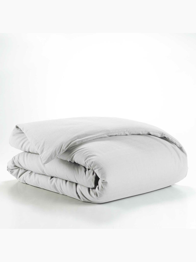 Juego de cama liso 57 hilos – linaé + 1 funda de almohada Blanco - Kiabi