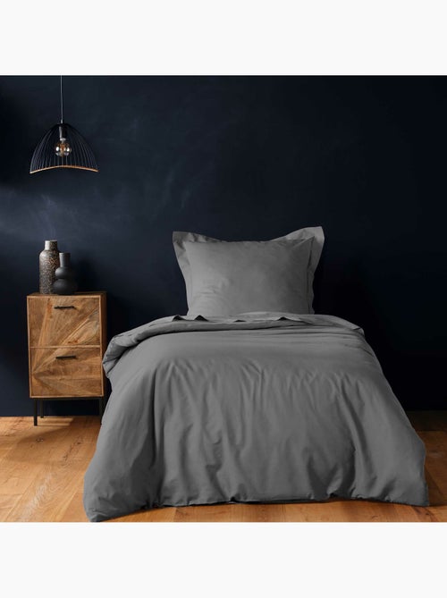 Juego de cama liso 57 hilos – linaé + 1 funda de almohada - Kiabi Juego de cama liso 57 hilos – linaé + 1 funda de almohada - Kiabi