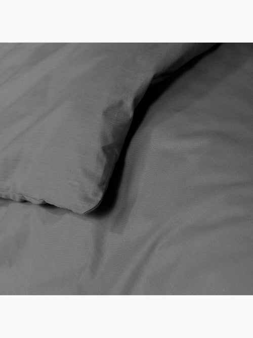 Juego de cama liso 57 hilos – linaé + 1 funda de almohada - Kiabi Juego de cama liso 57 hilos – linaé + 1 funda de almohada - Kiabi