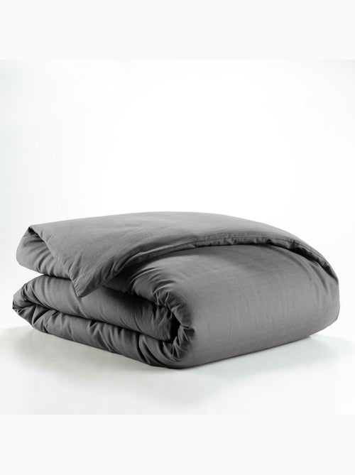 Juego de cama liso 57 hilos – linaé + 1 funda de almohada - Kiabi Juego de cama liso 57 hilos – linaé + 1 funda de almohada - Kiabi