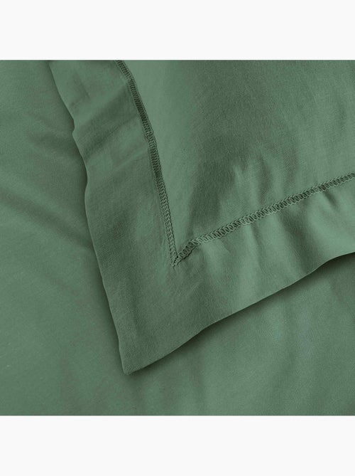 Juego de cama liso 57 hilos – linaé + 1 funda de almohada - Kiabi Juego de cama liso 57 hilos – linaé + 1 funda de almohada - Kiabi