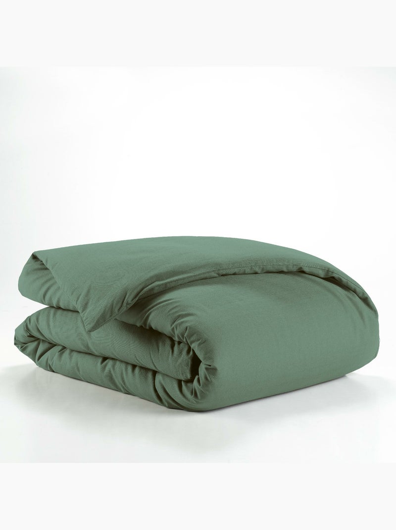 Juego de cama liso 57 hilos – linaé + 1 funda de almohada Rosa loto - Kiabi