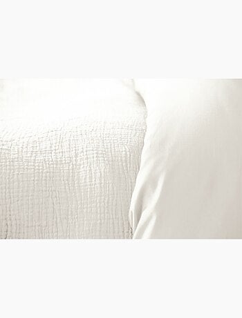 Juego de cama liso de gasa de algodón