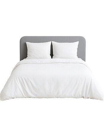 Juego de cama liso de microfibra lavada