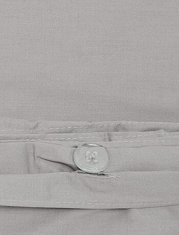 Juego de cama liso para 2 personas - 200x200cm