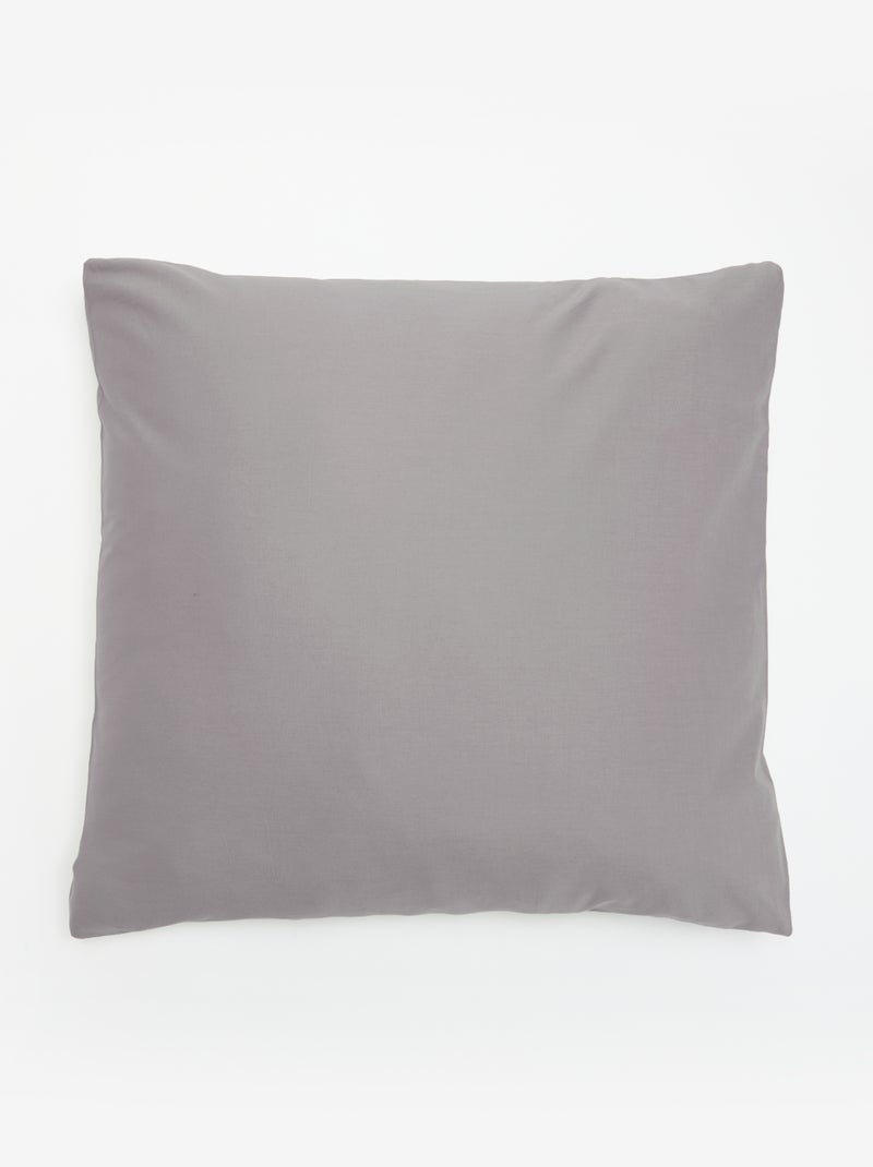 Juego de cama liso para 2 personas - 200x200cm Gris - Kiabi