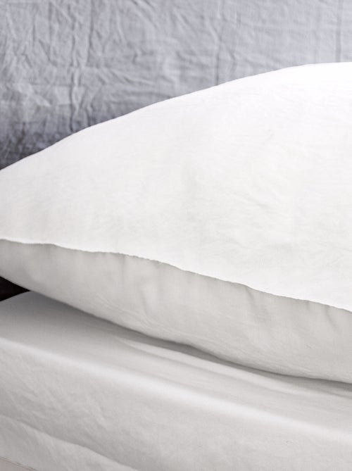 Juego de cama liso ultra suave - 1 o 2 personas - Kiabi