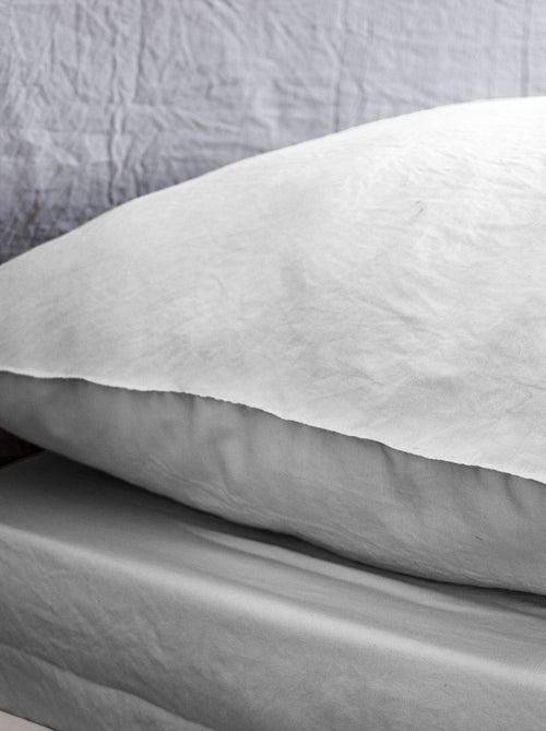 Juego de cama liso ultra suave - 1 o 2 personas - Kiabi