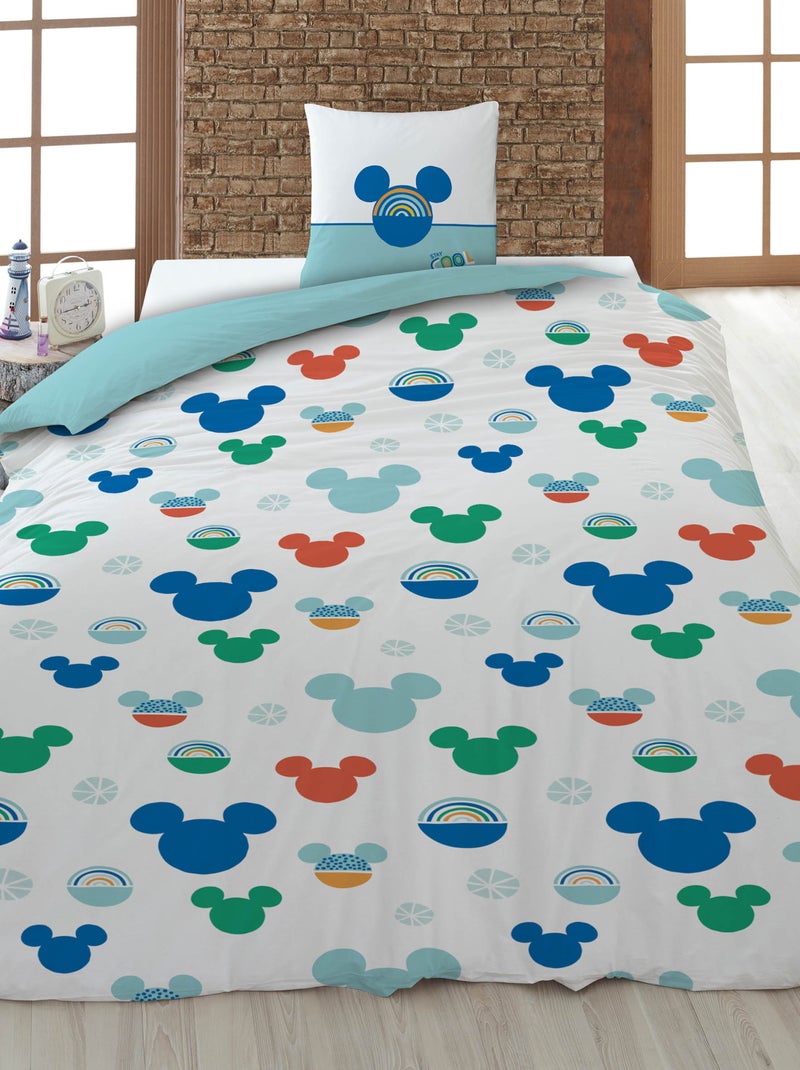 Juego de cama 'Mickey' - 1 persona Verde - Kiabi