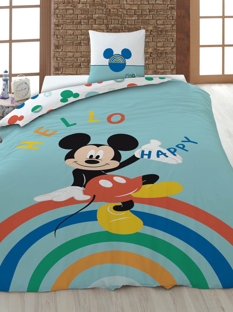 Juego de cama 'Mickey' - 1 persona Verde - Kiabi