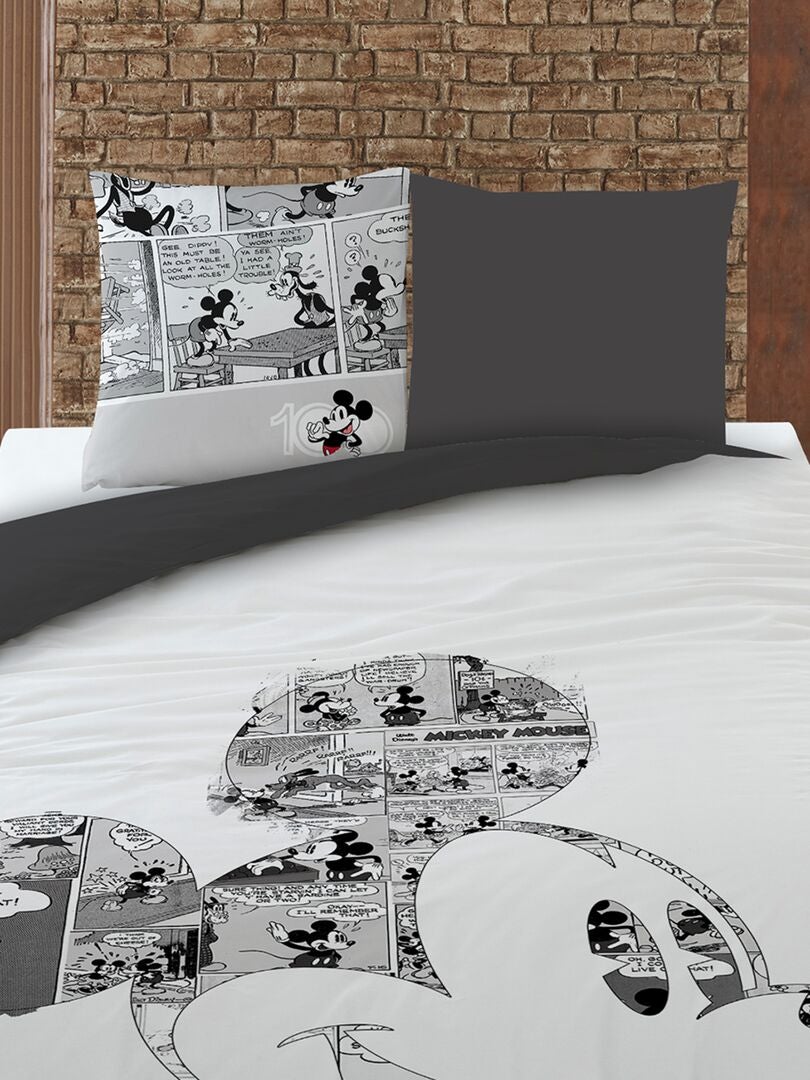 Juego de cama 'Mickey'  - Doble NEGRO - Kiabi