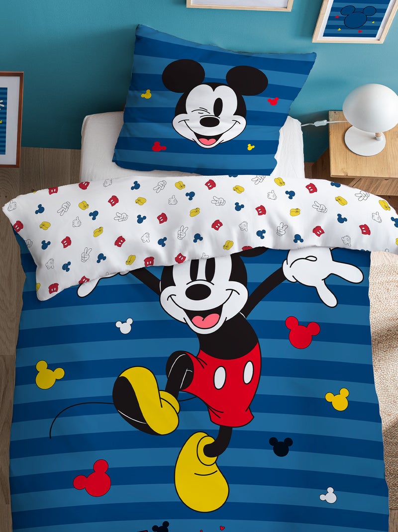 Juego de cama 'Mickey' - Individual AZUL - Kiabi