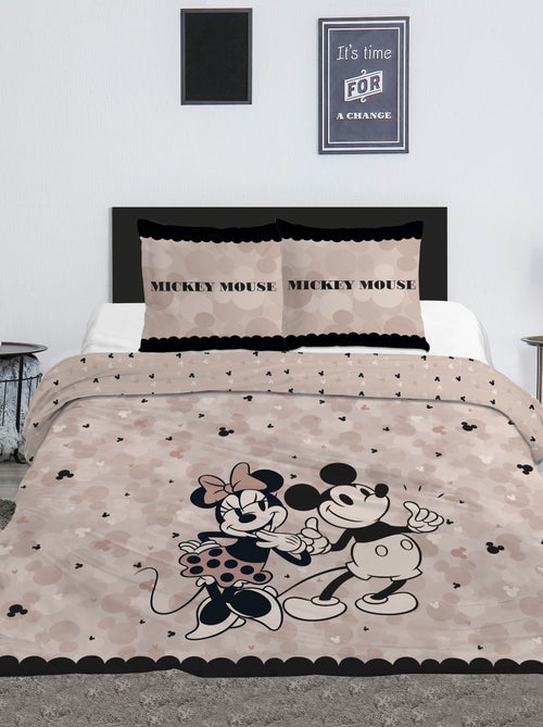 Juego de cama 'Mickey Mouse' & 'Minnie Mouse' 'Disney' - para 2 personas - Kiabi Juego de cama 'Mickey Mouse' & 'Minnie Mouse' 'Disney' - para 2 personas - Kiabi