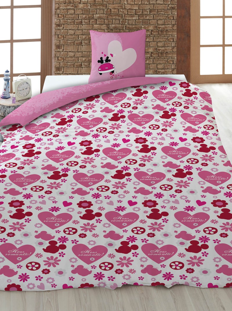 Juego de cama 'Minnie' - 1 persona Rosa - Kiabi