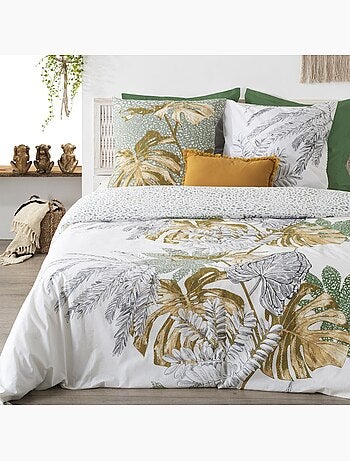 Juego de cama monstera algodón 240x220cm