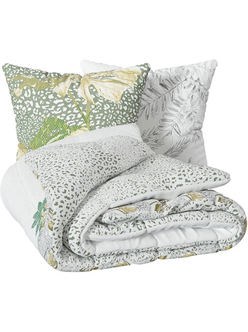 Juego de cama monstera algodón 240x220cm - Kiabi